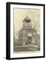 Lexington Battlefield Belfry-null-Framed Art Print