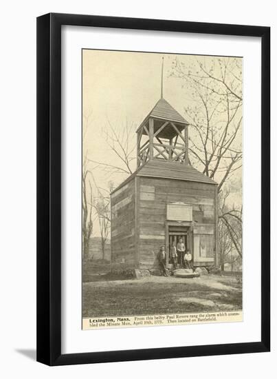 Lexington Battlefield Belfry-null-Framed Art Print