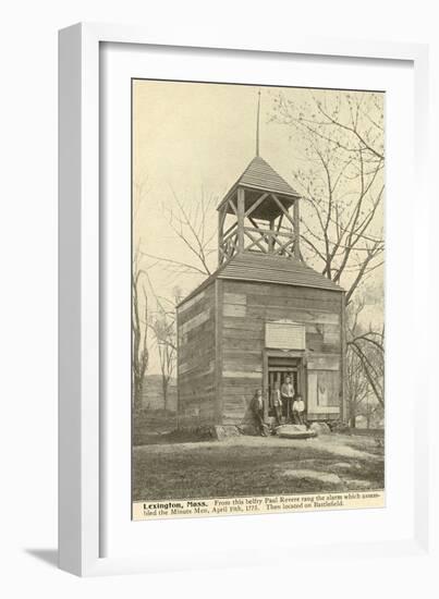 Lexington Battlefield Belfry-null-Framed Art Print