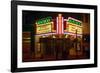 Lexington Kentucky neon marquee sign for movie theater saying Kentucky-null-Framed Photographic Print