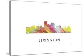 Lexington Kentucky Skyline-Marlene Watson-Stretched Canvas