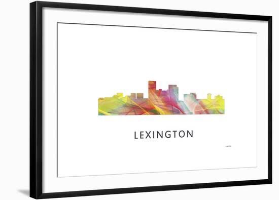 Lexington Kentucky Skyline-Marlene Watson-Framed Giclee Print