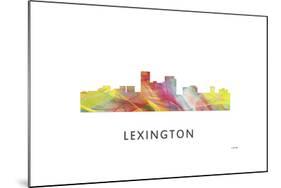 Lexington Kentucky Skyline-Marlene Watson-Mounted Giclee Print