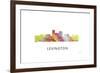 Lexington Kentucky Skyline-Marlene Watson-Framed Giclee Print