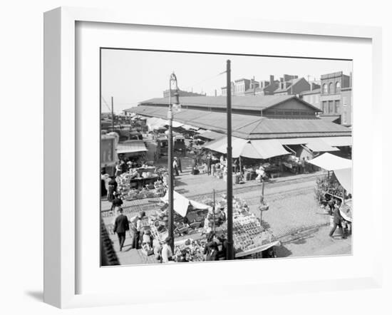 Lexington Market, Baltimore, Maryland-null-Framed Photo