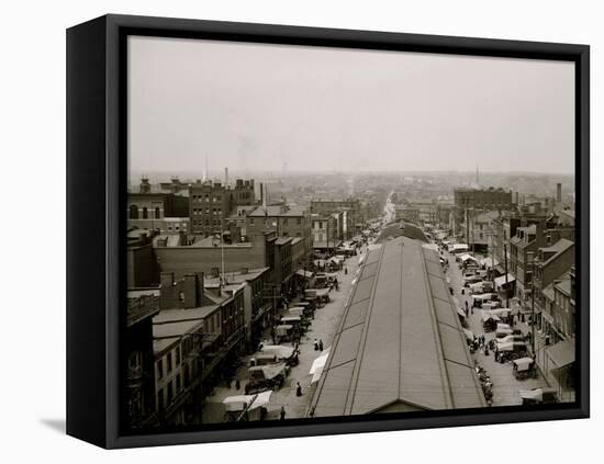 Lexington Market, Baltimore, Md.-null-Framed Stretched Canvas