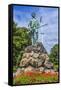 Lexington Minute Man Patriot Statue, Lexington Battle Green, Massachusetts.-William Perry-Framed Stretched Canvas