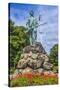 Lexington Minute Man Patriot Statue, Lexington Battle Green, Massachusetts.-William Perry-Stretched Canvas