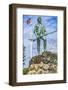 Lexington Minute Man Patriot Statue, Lexington Battle Green, Massachusetts.-William Perry-Framed Photographic Print