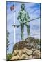Lexington Minute Man Patriot Statue, Lexington Battle Green, Massachusetts.-William Perry-Mounted Photographic Print