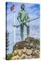 Lexington Minute Man Patriot Statue, Lexington Battle Green, Massachusetts.-William Perry-Stretched Canvas