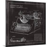 Lexington Typewriter-The Vintage Collection-Mounted Giclee Print