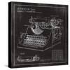 Lexington Typewriter-The Vintage Collection-Stretched Canvas