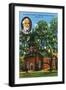 Lexington, VA, Exterior View of the Lee Memorial Chapel, Washington and Lee University-Lantern Press-Framed Art Print