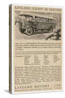 Leyland Lion Motor Bus-null-Stretched Canvas