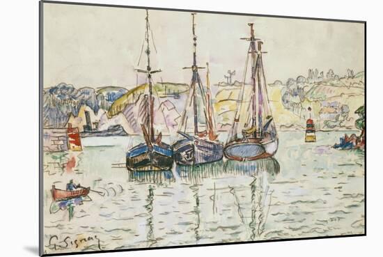 Lezardrieux-Paul Signac-Mounted Giclee Print