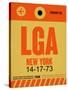 LGA New York Luggage Tag 1-NaxArt-Stretched Canvas