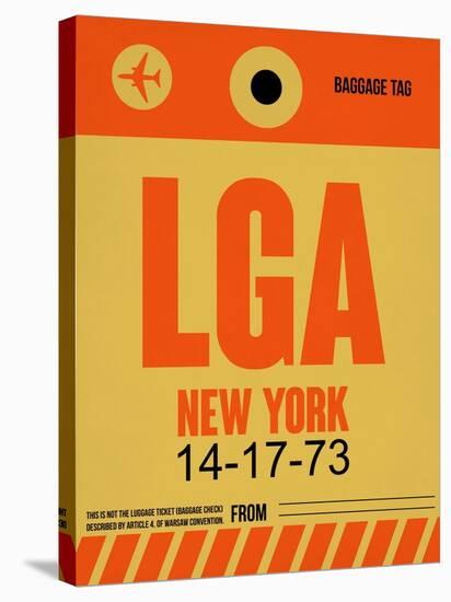 LGA New York Luggage Tag 1-NaxArt-Stretched Canvas