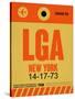 LGA New York Luggage Tag 1-NaxArt-Stretched Canvas