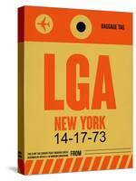 LGA New York Luggage Tag 1-NaxArt-Stretched Canvas