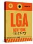 LGA New York Luggage Tag 1-NaxArt-Stretched Canvas