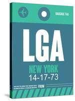 LGA New York Luggage Tag 2-NaxArt-Stretched Canvas