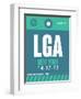 LGA New York Luggage Tag 2-NaxArt-Framed Premium Giclee Print