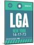 LGA New York Luggage Tag 2-NaxArt-Mounted Premium Giclee Print