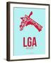 Lga New York Poster 2-NaxArt-Framed Art Print