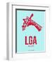 Lga New York Poster 2-NaxArt-Framed Art Print