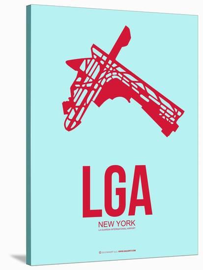 Lga New York Poster 2-NaxArt-Stretched Canvas