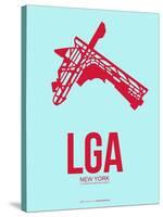 Lga New York Poster 2-NaxArt-Stretched Canvas