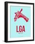 Lga New York Poster 2-NaxArt-Framed Art Print