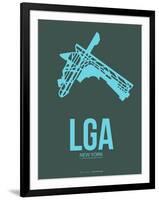 Lga New York Poster 3-NaxArt-Framed Art Print