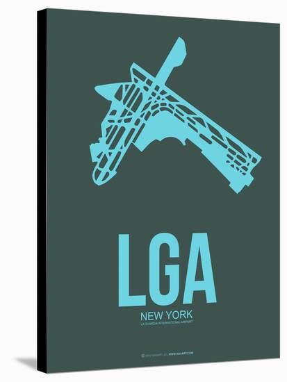 Lga New York Poster 3-NaxArt-Stretched Canvas