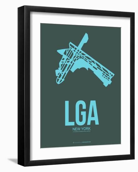 Lga New York Poster 3-NaxArt-Framed Art Print