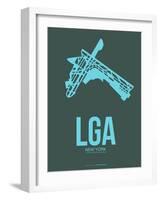 Lga New York Poster 3-NaxArt-Framed Art Print