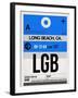 LGB Long Beach Luggage Tag I-NaxArt-Framed Art Print