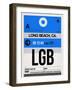 LGB Long Beach Luggage Tag I-NaxArt-Framed Art Print