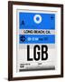 LGB Long Beach Luggage Tag I-NaxArt-Framed Art Print