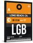 LGB Long Beach Luggage Tag II-NaxArt-Stretched Canvas
