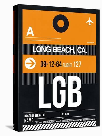 LGB Long Beach Luggage Tag II-NaxArt-Stretched Canvas