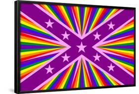 LGBT Flag-null-Framed Poster