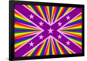 LGBT Flag-null-Framed Poster