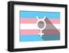 Lgbt Pride Flag Interfaithsign-null-Framed Art Print