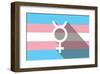 Lgbt Pride Flag Interfaithsign-null-Framed Art Print