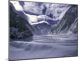 Lhotse Framed by the Western Comb, Nepal-Michael Brown-Mounted Premium Photographic Print