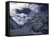 Lhotse Through the Khumbu Ice Fall-Michael Brown-Framed Stretched Canvas