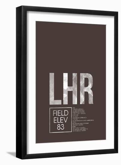 LHR ATC-08 Left-Framed Giclee Print