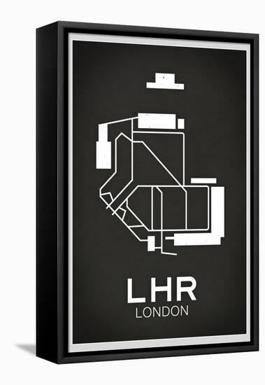 LHR London Airport-null-Framed Stretched Canvas